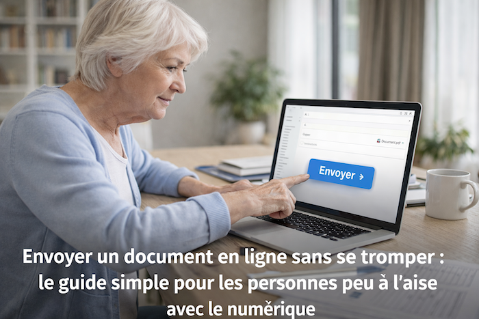 Envoyer un document en ligne sans se tromper : le guide simple pour les personnes peu à l’aise avec le numérique